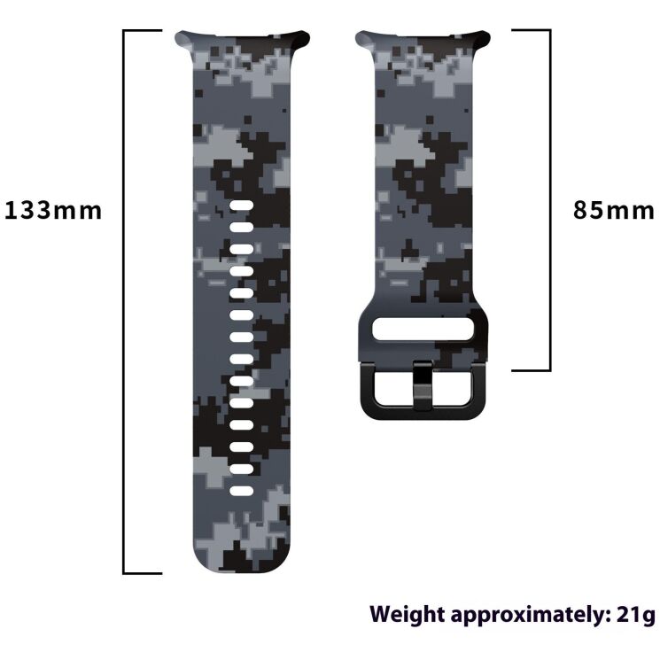 Ремешок Deexe Silicone Watchband для Samsung Galaxy Watch Ultra (47mm) / Ultra (2025) - Army / Green: фото 6 из 6