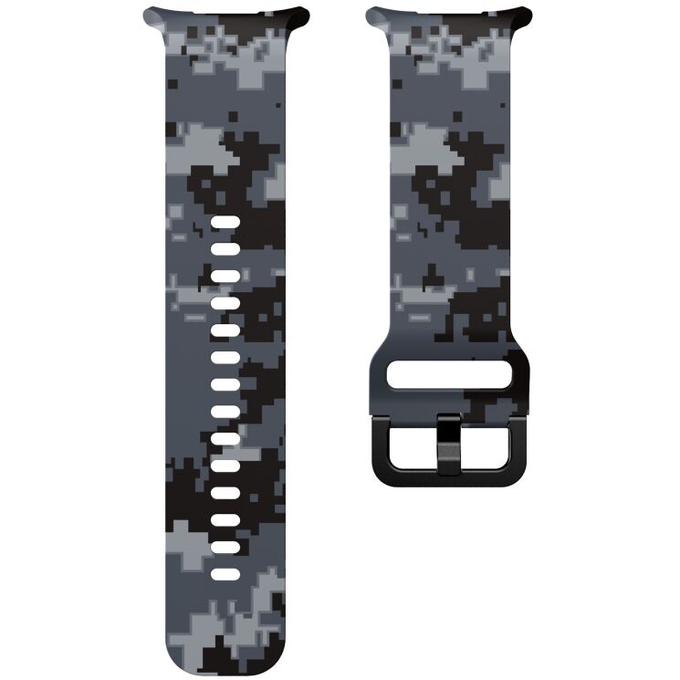 Ремешок Deexe Silicone Watchband для Samsung Galaxy Watch Ultra (47mm) / Ultra (2025) - Digital / Camo: фото 4 из 6