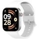 Ремешок Deexe Soft Silicone для Xiaomi Redmi Watch 6 - White (391402W). Фото 4 з 12