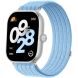 Ремешок Deexe Soft Weave для Xiaomi Redmi Watch 4 / Watch 5 / Watch 6 / Mi Smart Band 8 Pro / Band 9 Pro - Baby Blue (391405TT). Фото 2 из 5