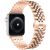 Ремінець Deexe Stainless Steel Strap для Apple Watch 46 / 45 / 44 / SE 44 / 42 (Series 1-3) / Ultra / Ultra 2 - Rose Gold: фото 1 з 4