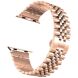 Ремешок Deexe Stainless Steel Strap для Apple Watch 46 / 45 / 44 / SE 44 / 42 (Series 1-3) / Ultra / Ultra 2 - Rose Gold (251339RG). Фото 2 из 4