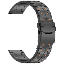 Ремінець для годинника UniCase Titan Pro для годинників з шириною кріплення 22мм - Black / Orange: фото 1 з 8