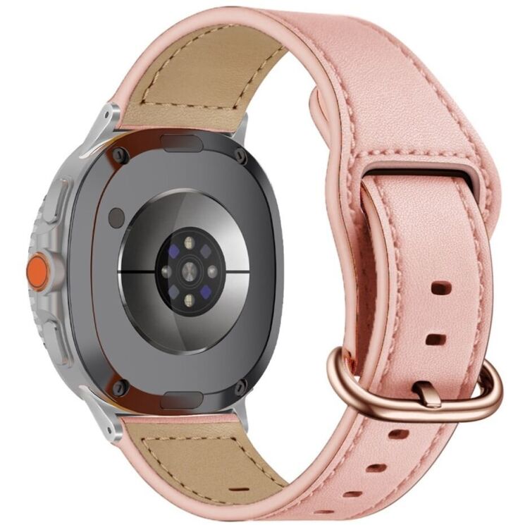 Ремінець KALEBOL Classic Strap для Samsung Galaxy Watch 8 (40/44mm) / 8 Classic - Pink: фото 1 з 8