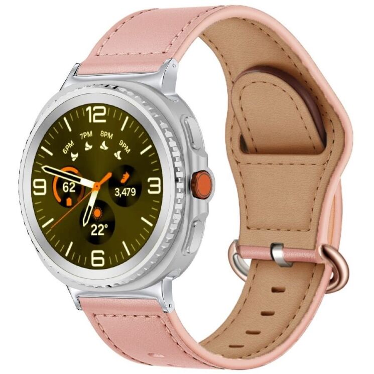 Ремінець KALEBOL Classic Strap для Samsung Galaxy Watch 8 (40/44mm) / 8 Classic - Pink: фото 2 з 8