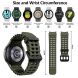 Ремінець KALEBOL Ocean Strap для Samsung Galaxy Watch 4 / 4 Classic / 5 / 5 Pro / 6 / 6 Classic / 7 / FE - Army Green / Black (358129GB). Фото 8 з 9