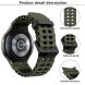 Ремінець KALEBOL Ocean Strap для Samsung Galaxy Watch 4 / 4 Classic / 5 / 5 Pro / 6 / 6 Classic / 7 / FE - Army Green / Black (358129GB). Фото 6 з 9