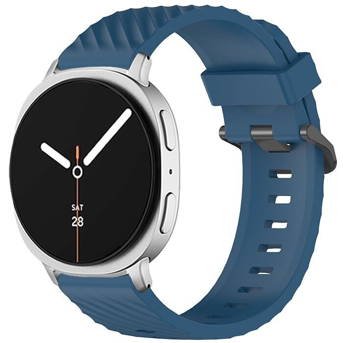 Ремешок KALEBOL Tire Pattern для Samsung Galaxy Watch 8 (40/44mm) / 8 Classic - Dark Blue: фото 2 из 5