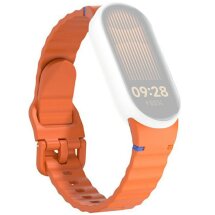 Ремешок Reframe Wavy Pattern для Xiaomi Mi Smart Band 8 / 9 / 10 - Orange: фото 1 из 12
