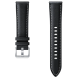 Ремешок Ridge Stitch Leather Band для Samsung Galaxy Watch 3 (41mm) ET-SLR85SBEGRU - Black (235402B). Фото 1 из 3