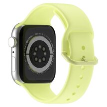 Ремешок UniCase Silicone Band для Apple Watch 38 / 40 / SE 40 / 41 mm - Yellow: фото 1 из 7