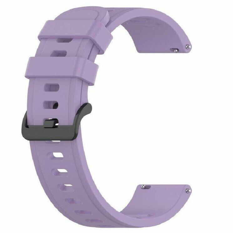 Ремінець UniCase Silicone Strap для годинників з шириною кріплення 20мм - Light Purple: фото 4 з 6