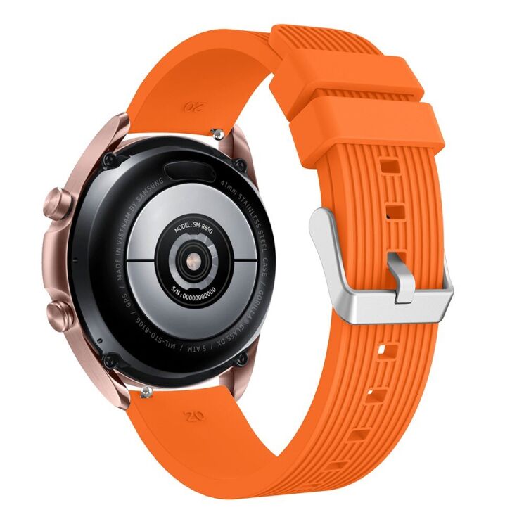 Ремешок UniCase Soft Line для Samsung Galaxy Watch 3 (41mm) - Orange: фото 1 из 4