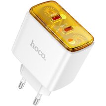 Сетевое зарядное устройство Hoco CS43A (45W) - White: фото 1 из 6