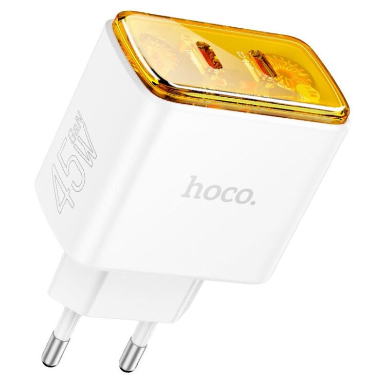 Сетевое зарядное устройство Hoco CS43A (45W) - White: фото 2 из 6