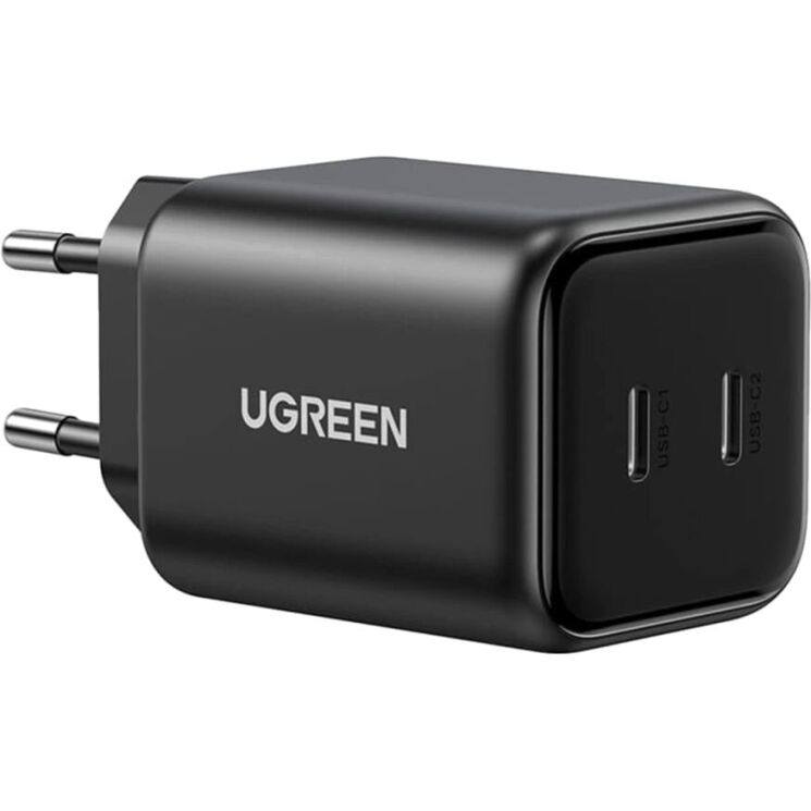 Мережевий зарядний пристрій UGREEN X526 45W 2Type-C (65058) - Black: фото 3 з 11