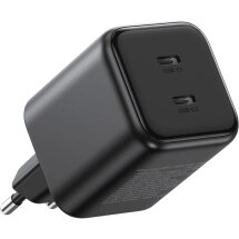 Мережевий зарядний пристрій UGREEN X526 45W 2Type-C (65058) - Black: фото 1 з 11