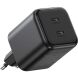 Мережевий зарядний пристрій UGREEN X526 45W 2Type-C (65058) - Black (995661B). Фото 1 з 11