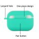 Силиконовый чехол Deexe 3D Cartoon для AirPods Pro - Cyan Heart (263214E). Фото 2 из 8