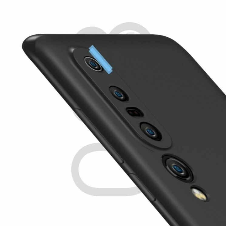 Силиконовый чехол X-LEVEL Matte для Xiaomi Mi 10 Pro - Black: фото 3 из 7