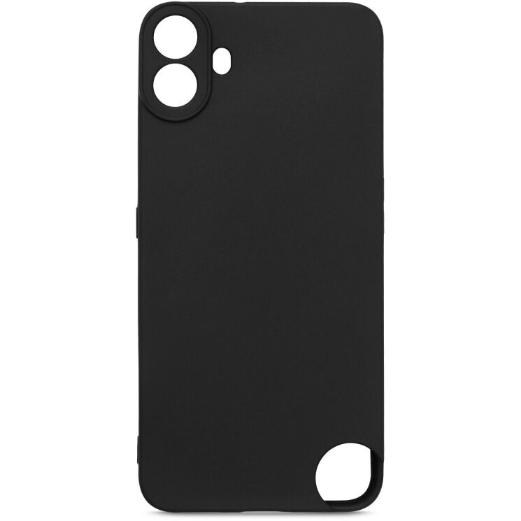 Силиконовый (TPU) чехол ArmorStandart Matte Slim Fit для CMF by Nothing Phone 1 - Black: фото 1 из 5