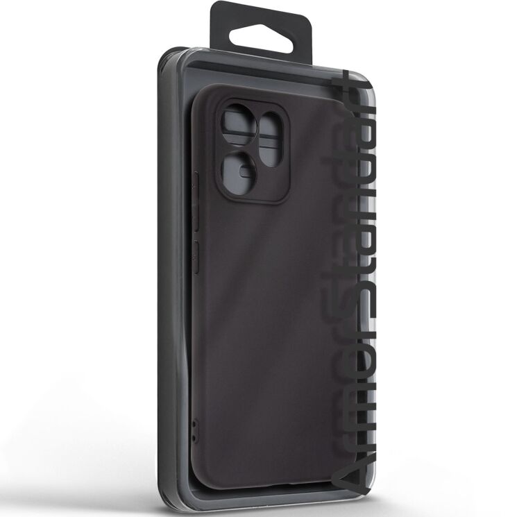 Силиконовый (TPU) чехол ArmorStandart Matte Slim Fit для OPPO Reno 14 F/FS - Black (388352B) Силиконовый (TPU) чехол ArmorStandart Matte Slim Fit для OPPO Reno 14 F/FS - Black: фото 3 из 5