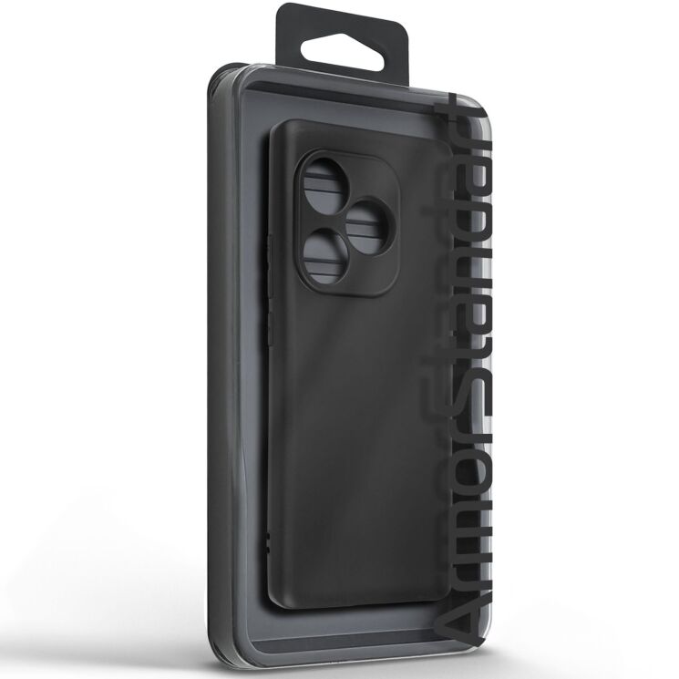 Силиконовый (TPU) чехол ArmorStandart Matte Slim Fit для Realme GT 6 / GT 6T / GT Neo 6 / GT Neo SE - Black: фото 3 из 5