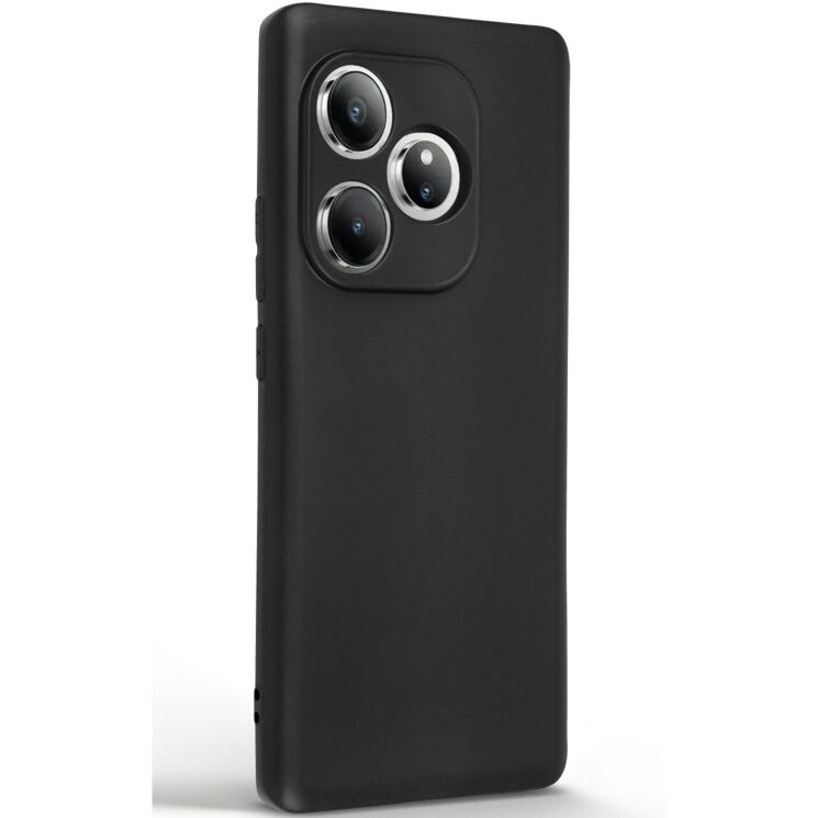 Силиконовый (TPU) чехол ArmorStandart Matte Slim Fit для Realme GT 6 / GT 6T / GT Neo 6 / GT Neo SE - Black: фото 2 из 5