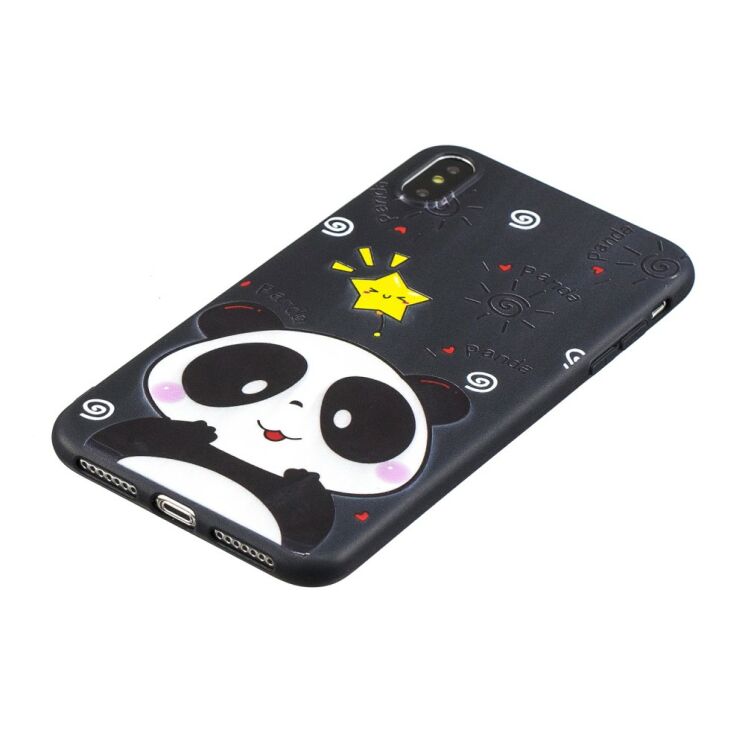 Силіконовий (TPU) чохол Deexe Life Style для Apple iPhone Xs Max - Panda: фото 4 з 8