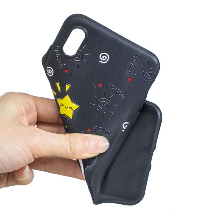 Силіконовий (TPU) чохол Deexe Life Style для Apple iPhone Xs Max - Panda: фото 6 з 8