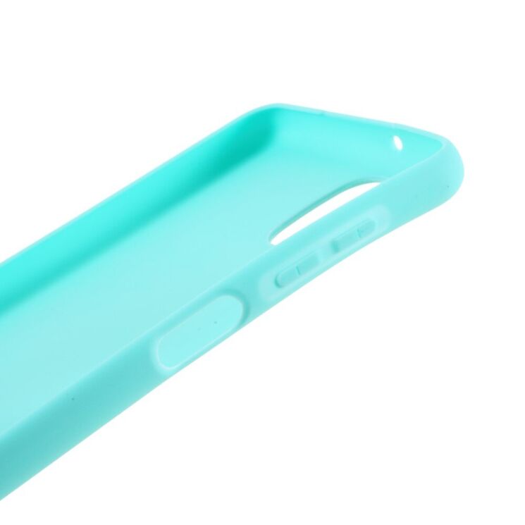 Силиконовый (TPU) чехол Deexe Matte Case для Samsung Galaxy M12 (M125) - Blue: фото 8 из 8