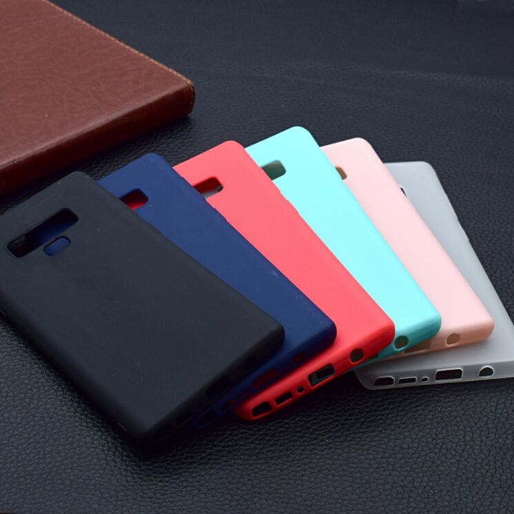 Силиконовый (TPU) чехол Deexe Matte Case для Samsung Galaxy Note 9 (N960) - Black: фото 8 из 9