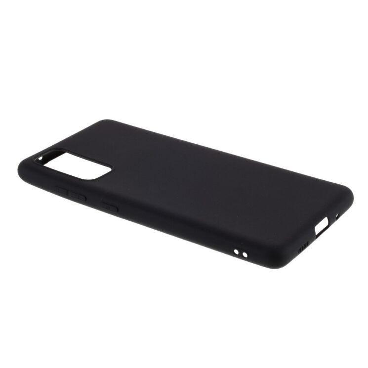 Силиконовый (TPU) чехол Deexe Matte Case для Samsung Galaxy S20 FE (G780) - Black: фото 5 из 8