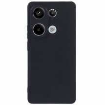 Силиконовый (TPU) чехол Deexe Matte Case для Xiaomi Redmi Note 13 Pro 4G / Poco M6 Pro - Black: фото 1 из 6