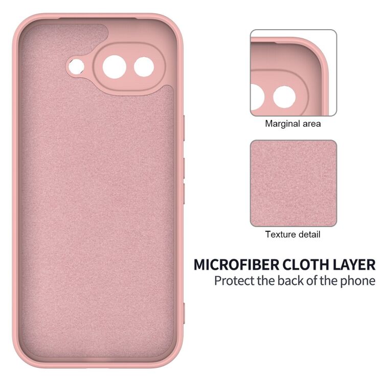 Силиконовый (TPU) чехол Deexe Silicone Case для Google Pixel 10a - Red: фото 7 из 8