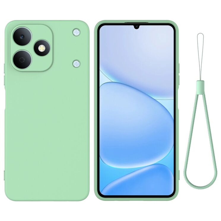 Силіконовий (TPU) чохол Deexe Silicone Case для Realme Note 80 - Green: фото 1 з 9
