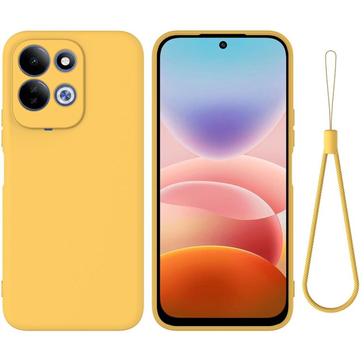 Силіконовий (TPU) чохол Deexe Silicone Case для Xiaomi Redmi 17 - Yellow: фото 1 з 9