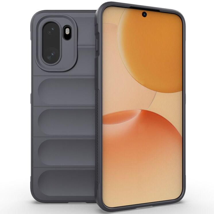 Силиконовый (TPU) чехол Deexe Terra Case для OnePlus 15R / Ace 6T - Dark Grey: фото 1 из 4