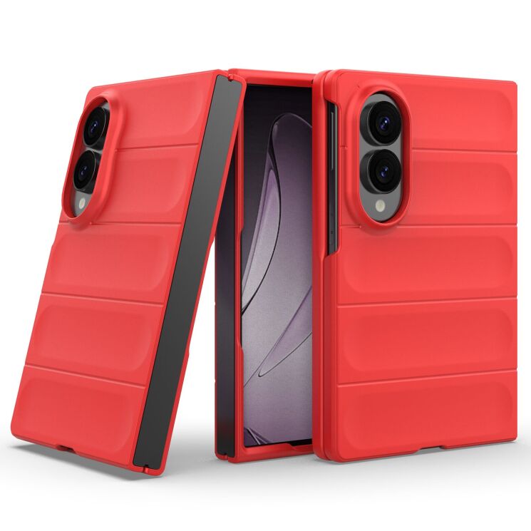 Силіконовий (TPU) чохол Deexe Terra Case (FF) для Samsung Galaxy Fold 8 - Red: фото 2 з 9