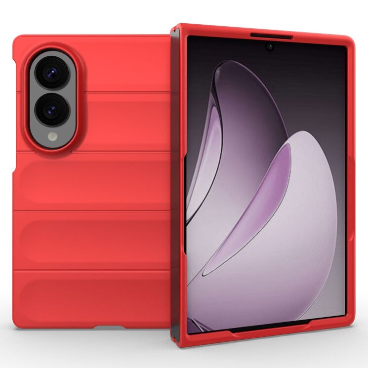 Силіконовий (TPU) чохол Deexe Terra Case (FF) для Samsung Galaxy Fold 8 - Red: фото 3 з 9