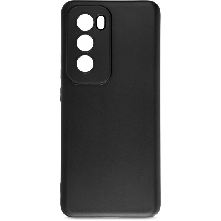 Силиконовый (TPU) чехол для ArmorStandart Matte Slim Fit для OPPO Reno12 Pro - Black: фото 1 из 5