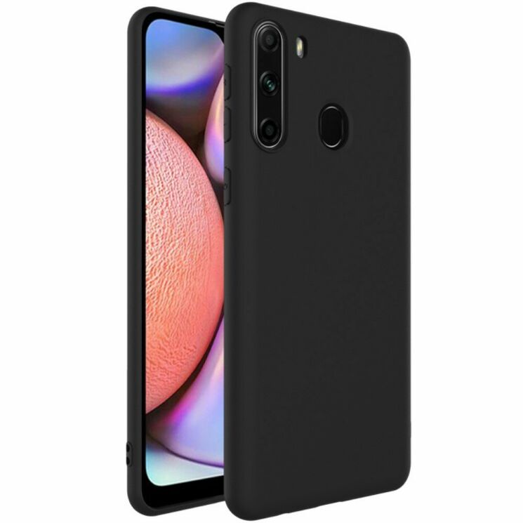 Силиконовый (TPU) чехол IMAK UC-1 Series для Samsung Galaxy A21 (A215) - Black: фото 1 из 9