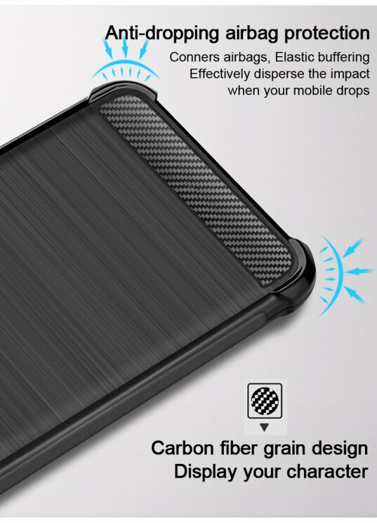 Силиконовый (TPU) чехол IMAK Vega для Xiaomi Redmi 7 - Black: фото 10 из 16
