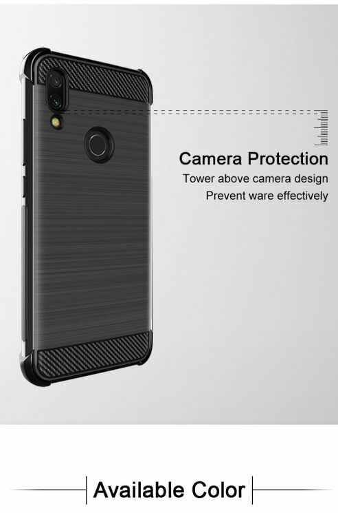 Силиконовый (TPU) чехол IMAK Vega для Xiaomi Redmi 7 - Black: фото 14 из 16