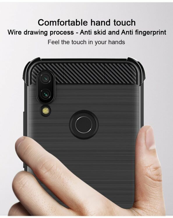 Силиконовый (TPU) чехол IMAK Vega для Xiaomi Redmi 7 - Black: фото 12 из 16