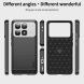 Силиконовый (TPU) чехол MOFI Carbon Fiber для Xiaomi 14T / 14T Pro - Black (365711B). Фото 8 из 9