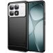 Силиконовый (TPU) чехол MOFI Carbon Fiber для Xiaomi 14T / 14T Pro - Black (365711B). Фото 1 из 9