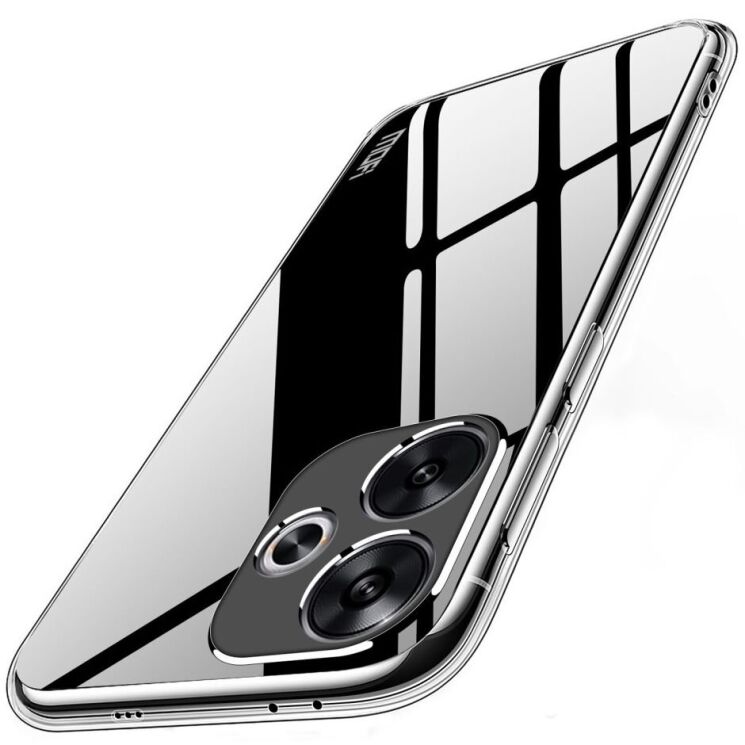 Силиконовый (TPU) чехол MOFI Thin Guard для Xiaomi Poco F6 - Transparent: фото 2 из 11