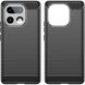 Силиконовый (TPU) чехол UniCase Carbon для Realme 16 Pro Plus - Black (428502B). Фото 2 из 8