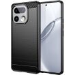 Силиконовый (TPU) чехол UniCase Carbon для Realme 16 Pro Plus - Black (428502B)